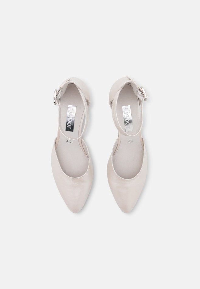 Talons Classiques Gabor | Blanc Cassé Exclusif